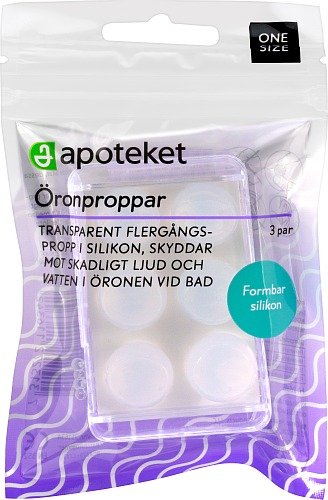 Bild på Apoteket Silikonproppar 3 par, 3par