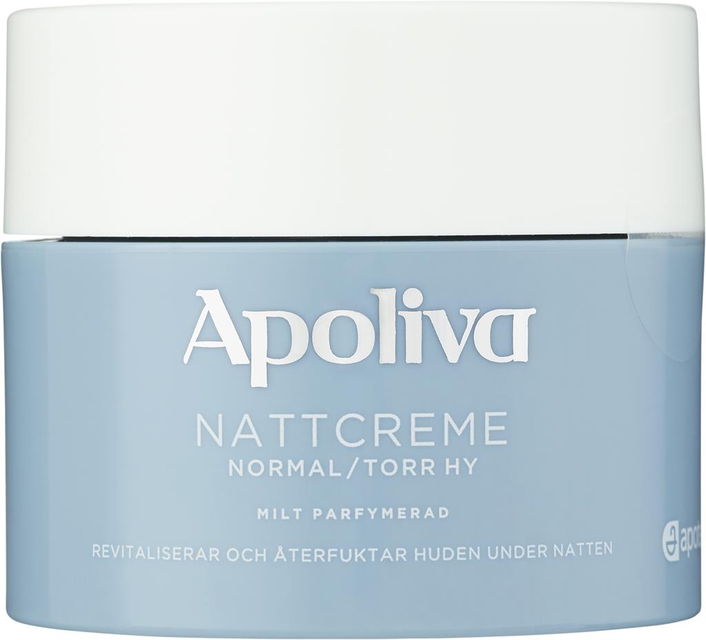 Bild på Apoliva nattcreme normal/torr parfymerad, 50 ml