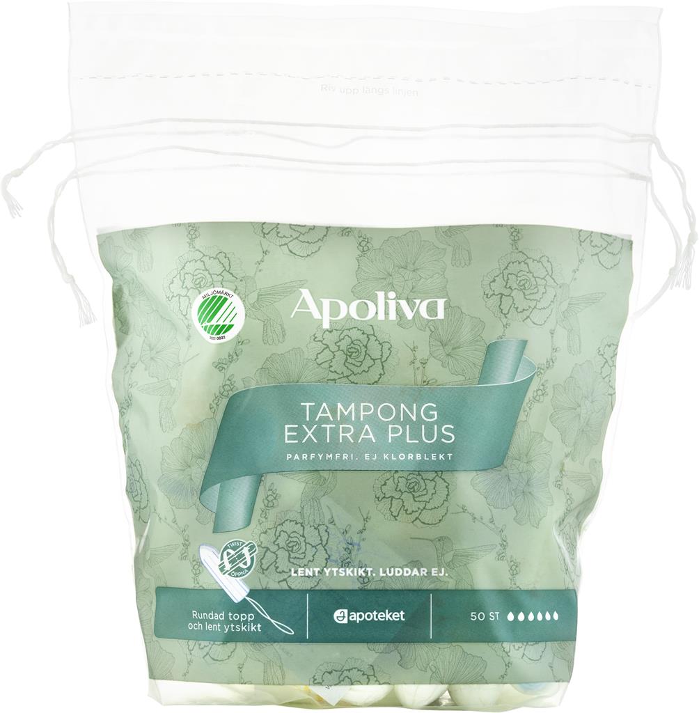 Bild på Apoliva Tampong Extra plus, 50 st