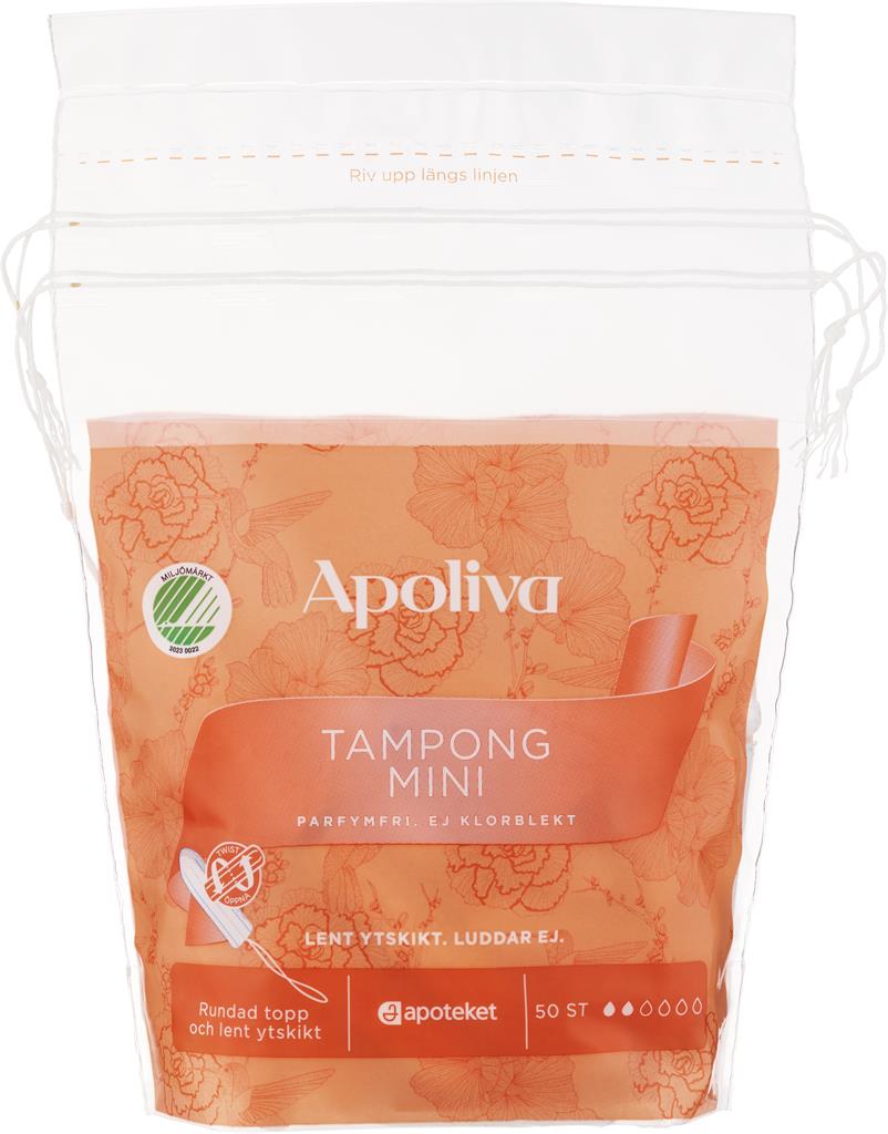 Bild på Apoliva Tampong mini, 50 st