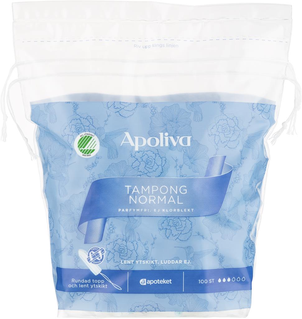 Bild på Apoliva Tampong normal, 100 st