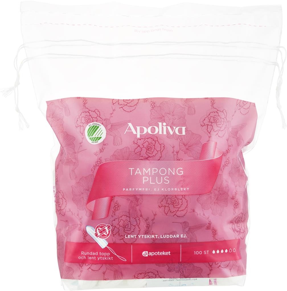 Bild på Apoliva Tampong plus, 100 st