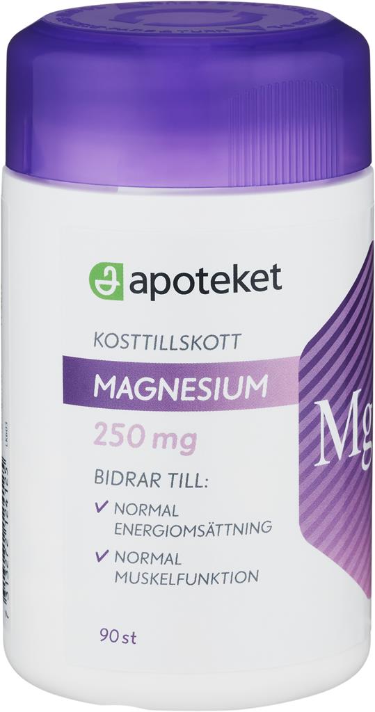 Bild på Apoteket Magnesium 250 mg, 90 st