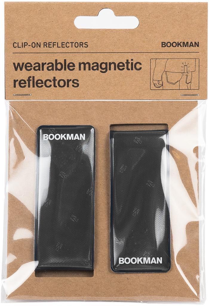 Bild på Bookman Clip-on Magnetreflex Svart, 2 st