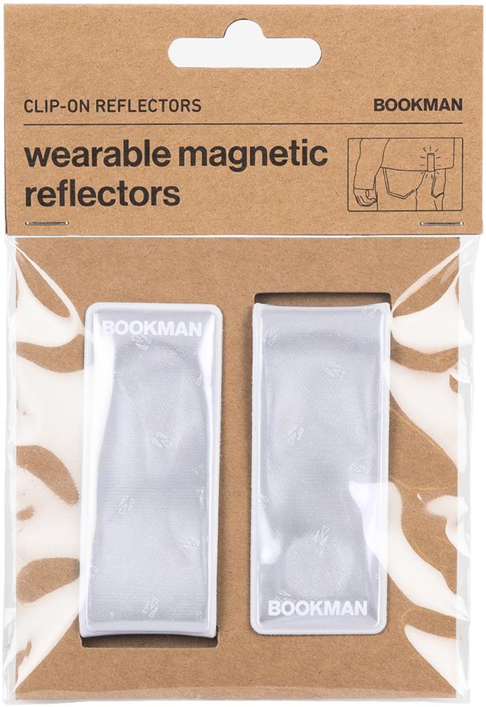 Bild på Bookman Clip-on Magnetreflex Vit, 2 st