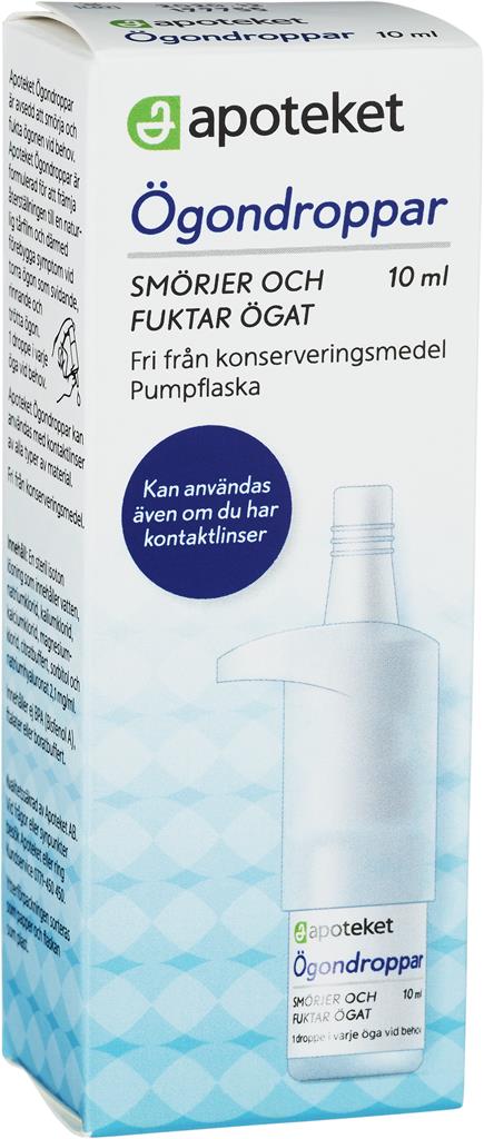 Bild på Apoteket Ögondroppar pumpflaska, 10 ml