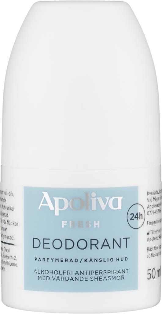 Bild på Apoliva Fresh deodorant roll-on med parfym, 50 ml