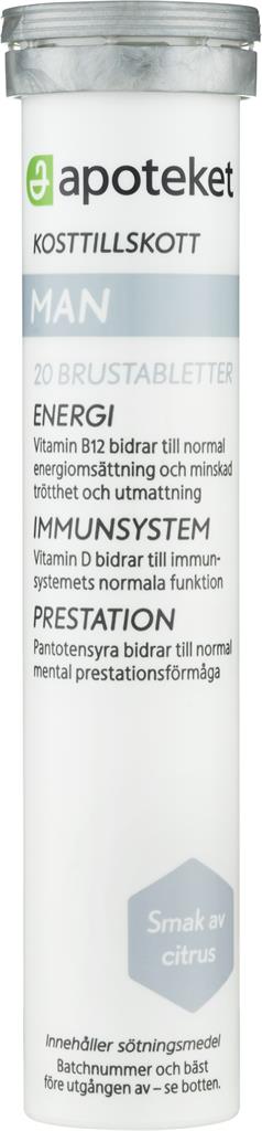Bild på Apoteket Man brustabletter, 20 st