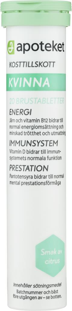 Bild på Apoteket Kvinna brustabletter, 20 st