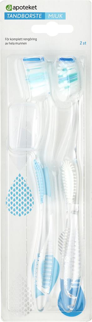 Bild på Apoteket Tandborste mjuk, 2 st