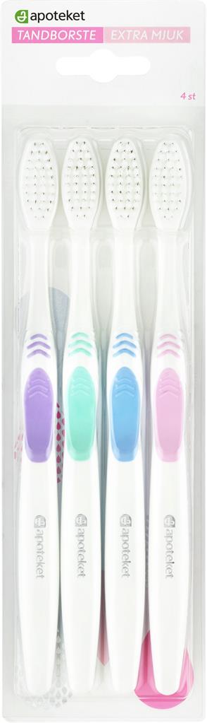 Bild på Apoteket Tandborste X-mjuk, 4 st
