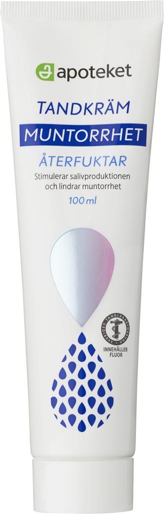 Bild på Apoteket Tandkräm Muntorrhet 100 ml, 100 ml