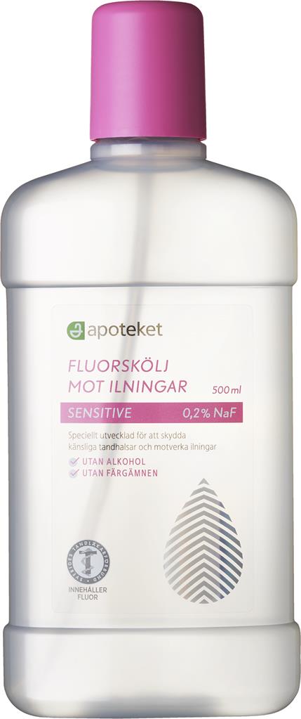 Bild på Apoteket Fluorskölj Sensitive, 500 ml