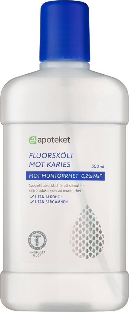 Bild på Apoteket Fluorskölj Muntorrhet, 500 ml
