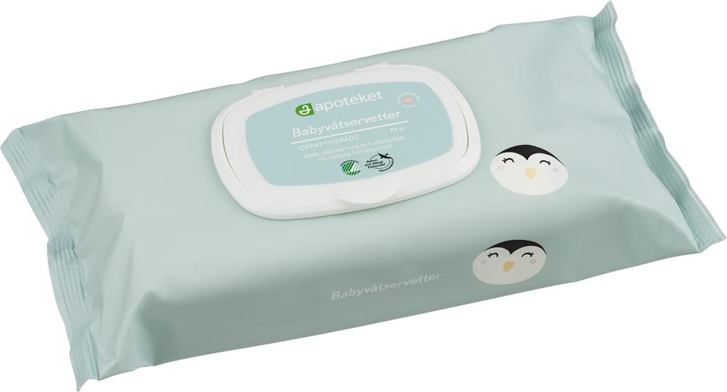 Bild på Apoteket Babyvåtservetter, 72 st