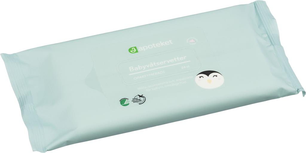 Bild på Apoteket Babyvåtservetter, 24 st