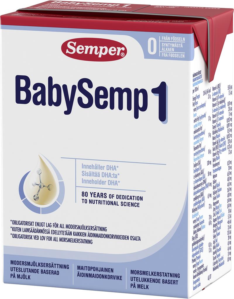 Bild på BabySemp1 modersmjölksersättning, 200 ml