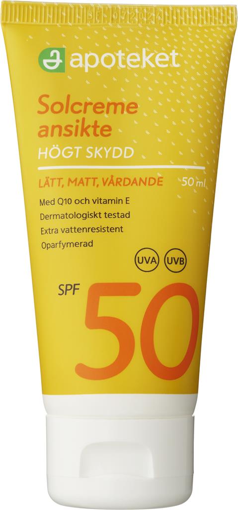 Bild på Apoteket Solcreme Ansikte spf 50, 50 ml