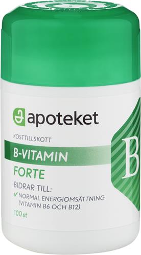 Apoteket B-vitamin forte, 100 st