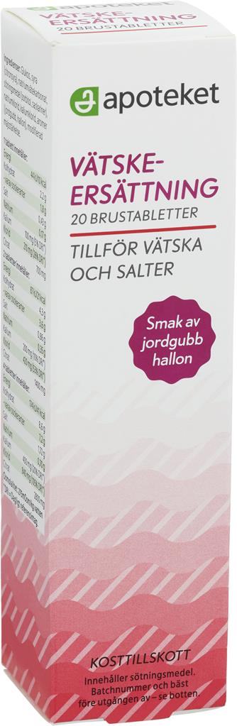 Bild på Apoteket Vätskeersättning Jordgubb, 20 st