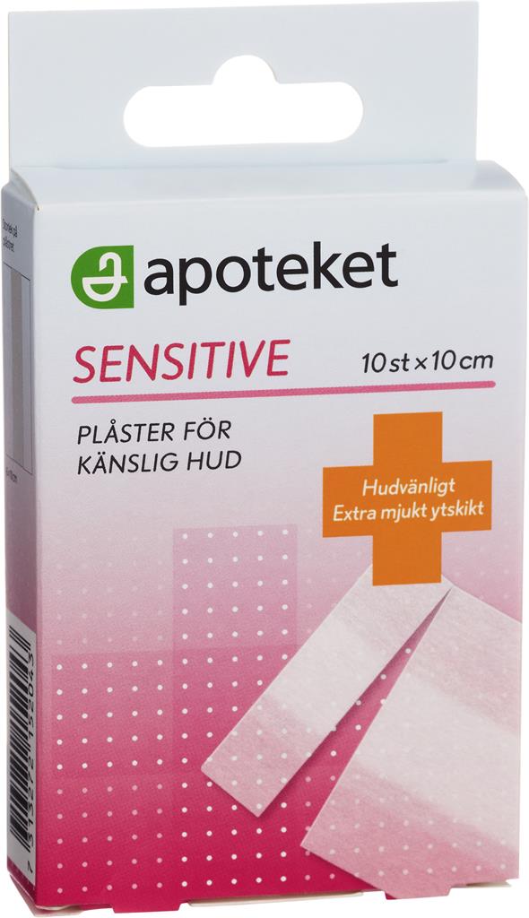 Bild på Apoteket Sensitive plåster 1 m x 6 cm, 10 st
