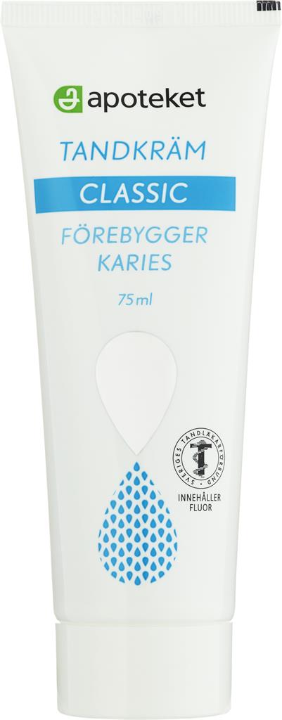 Bild på Apoteket Tandkräm Classic, 75 ml