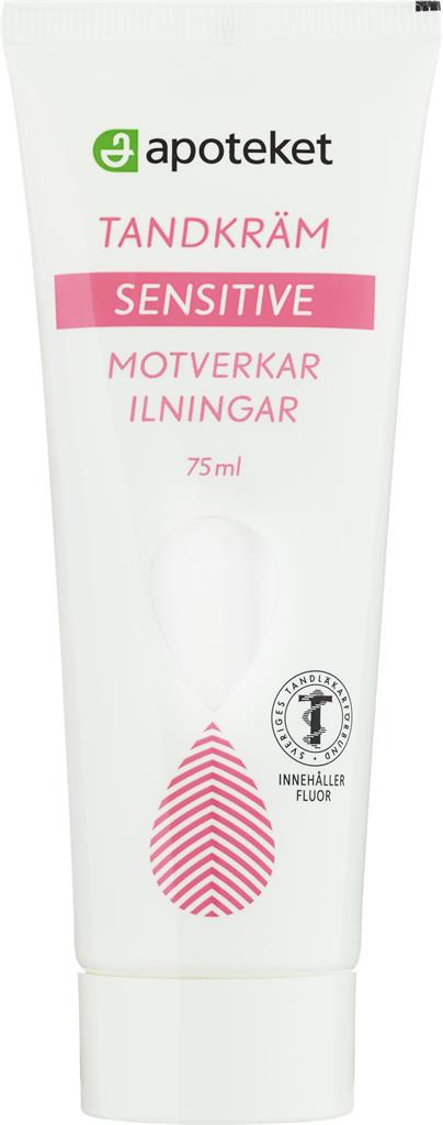 Bild på Apoteket Tandkräm Sensitive, 75 ml