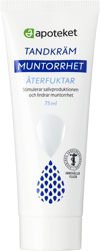 Bild på Apoteket Tandkräm Muntorrhet, 75 ml