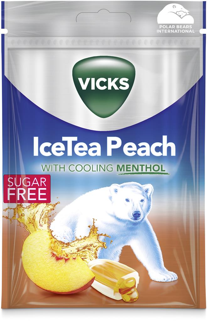 Bild på Vicks Ice Tea Peach, 72 g