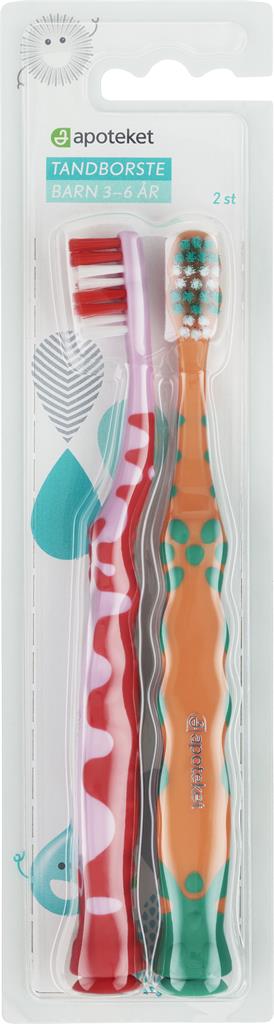Bild på Apoteket barntandborste, 2 st
