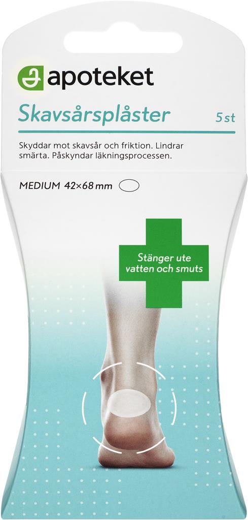 Bild på Apoteket Skavsårsplåster Medium, 5 st