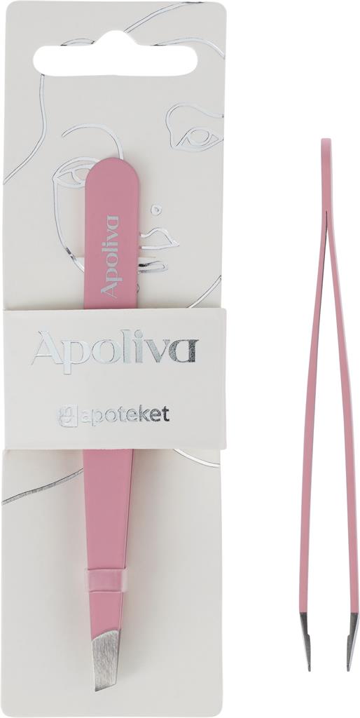 Bild på Apoliva Sned pincett Rosa, 1 st