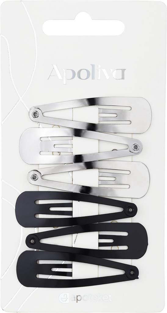 Bild på Apoliva Hårspännen metall, 6 st