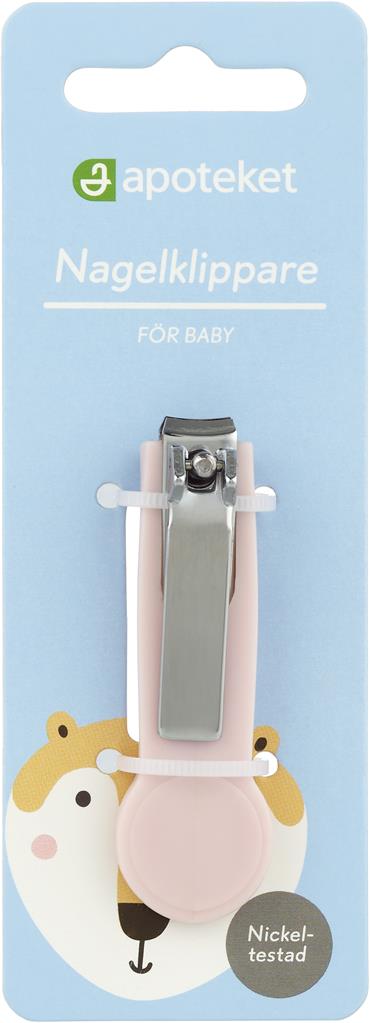 Bild på Apoteket Nagelklippare Baby Rosa, 1 st