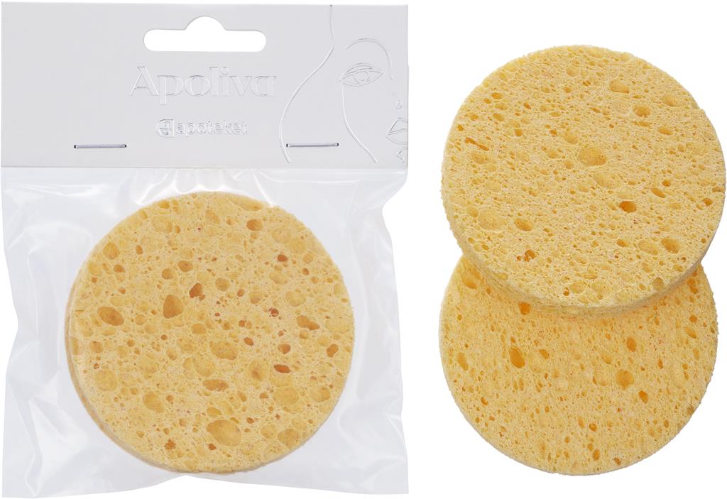 Bild på Apoliva Ansiktssvamp Natur, 2 st