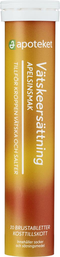 Bild på Apoteket Vätskeersättning Apelsin, 20 st