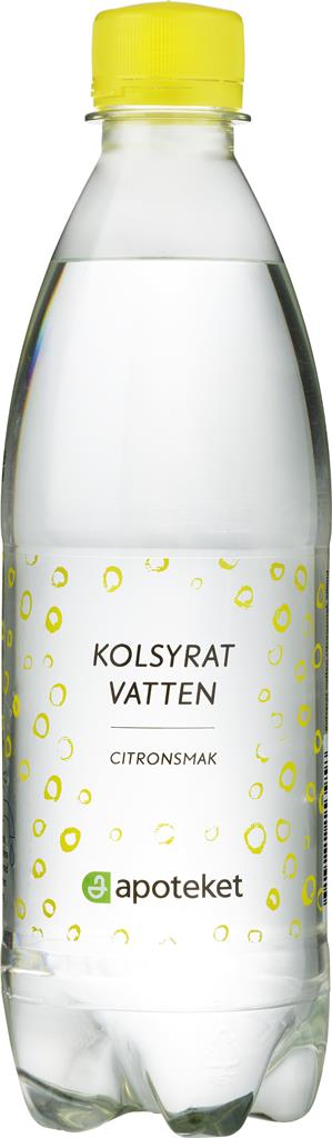 Bild på Apoteket Kolsyrat vatten Citron, 500 ml