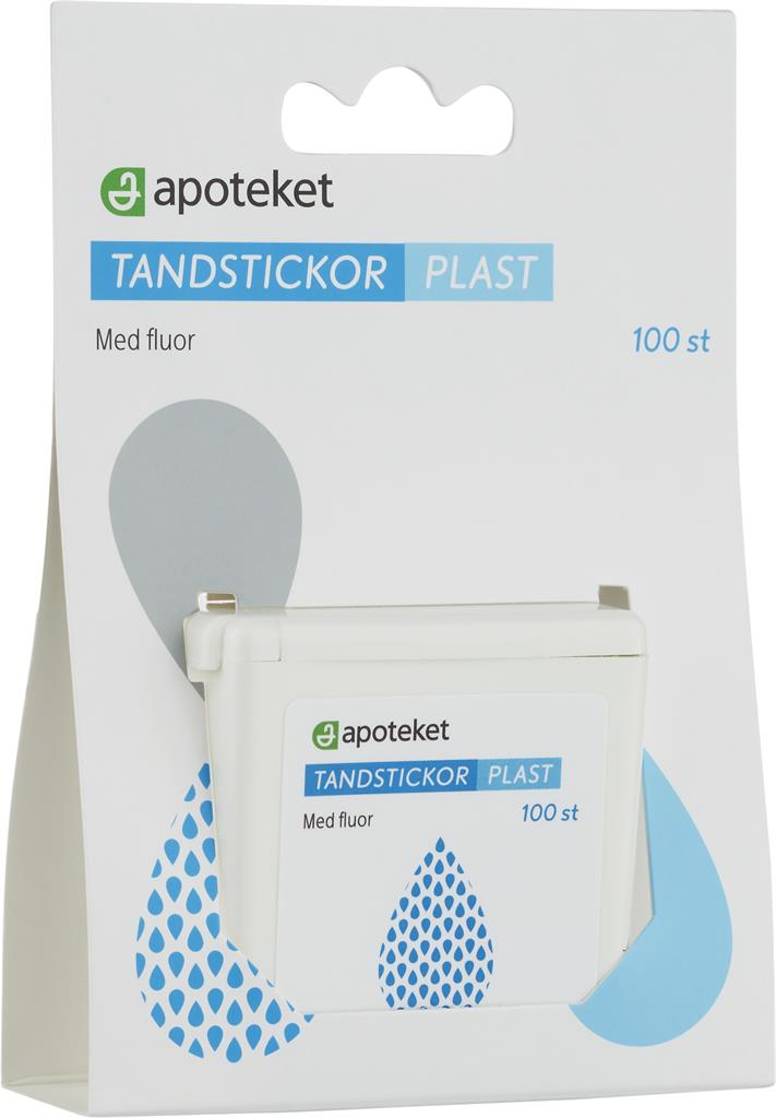 Bild på Apoteket Tandstickor Plast, 100 st