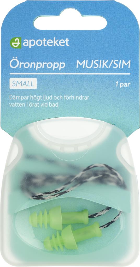 Bild på Apoteket Öronpropp Musik/Sim Small, 1 par