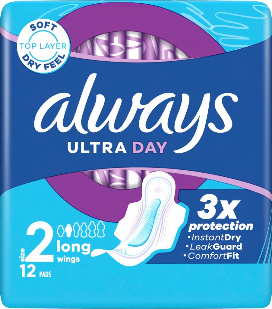 Bild på Always Long med vingar, 12 ST