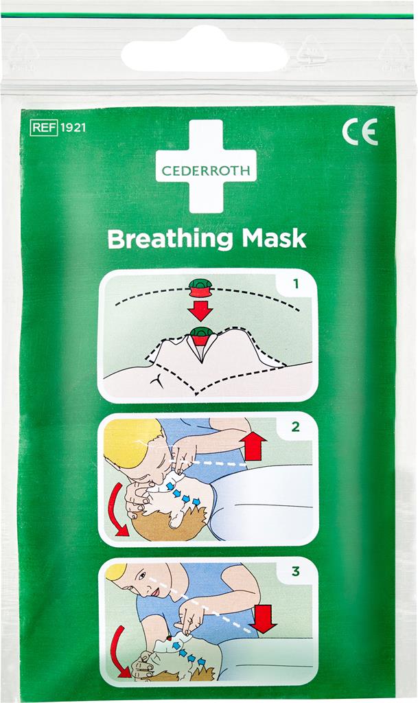 Bild på Cederroth Andningsmask m backventil, 1 st