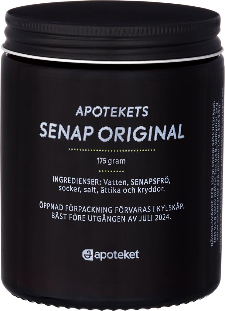 Bild på Apoteket Senap Original  glasb, 175 g