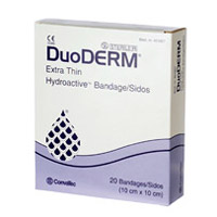 Bild på DuoDERM Extra tunn, platta, 10x10 cm, 20 styck