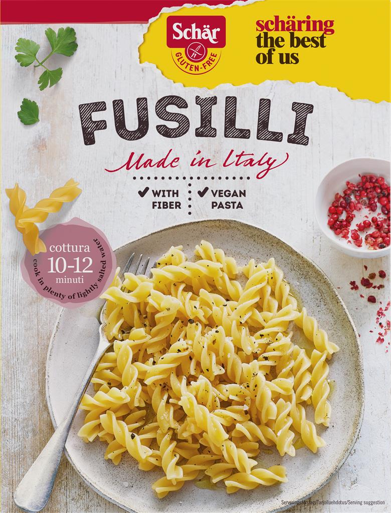 Bild på Schär Pasta, glutenfri, fusilli (spiraler), 500 gram