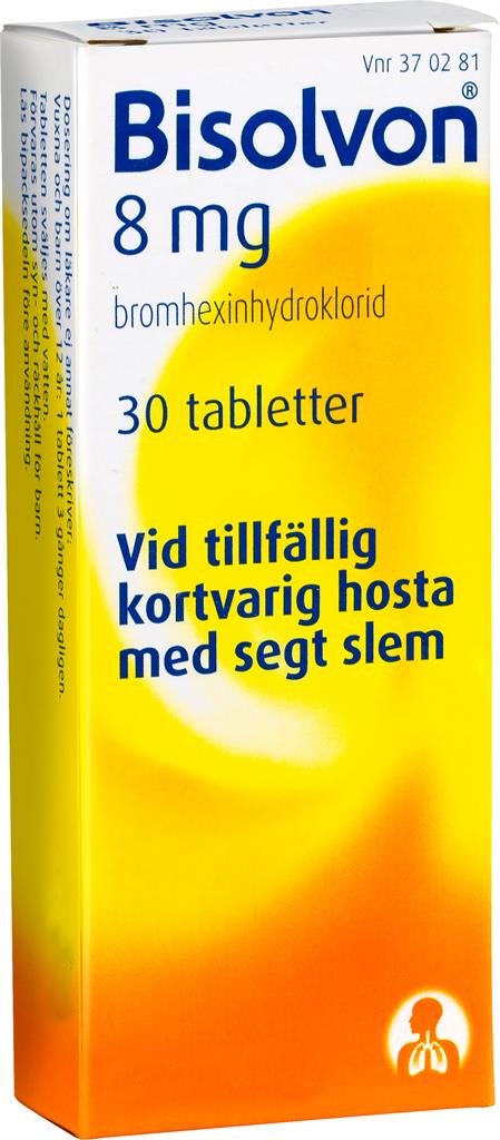 Bild på Bisolvon, tablett 8 mg, 30 st