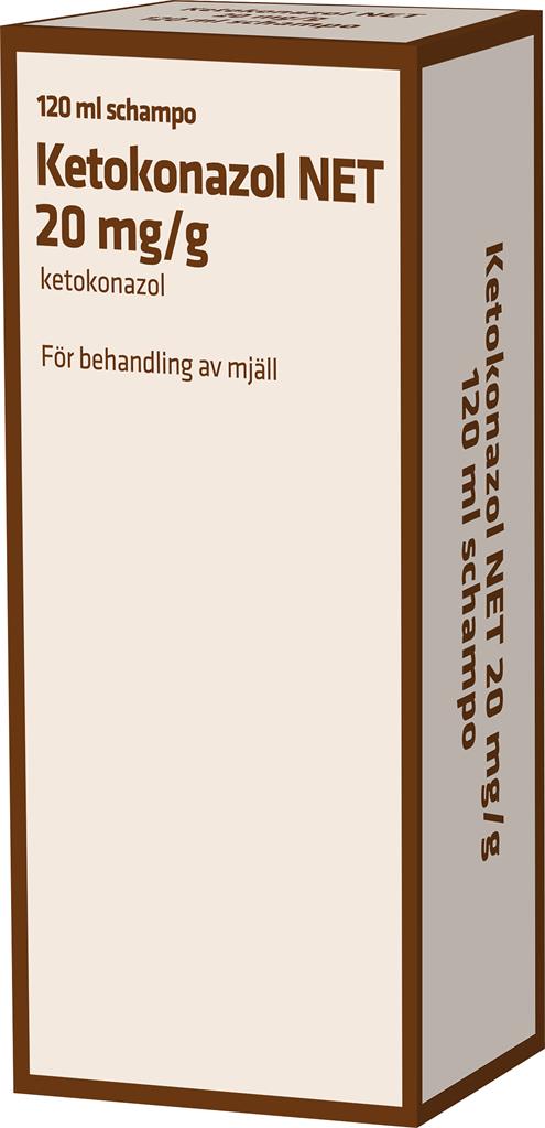 Bild på Ketokonazol NET, schampo 20 mg/g, 120 ml