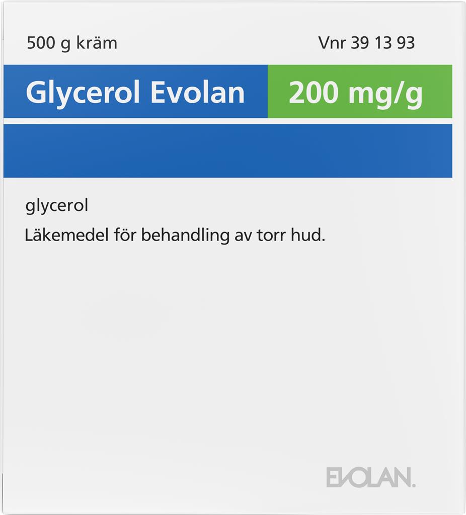 Bild på Glycerol Evolan, kräm 200 mg/g, 500 g
