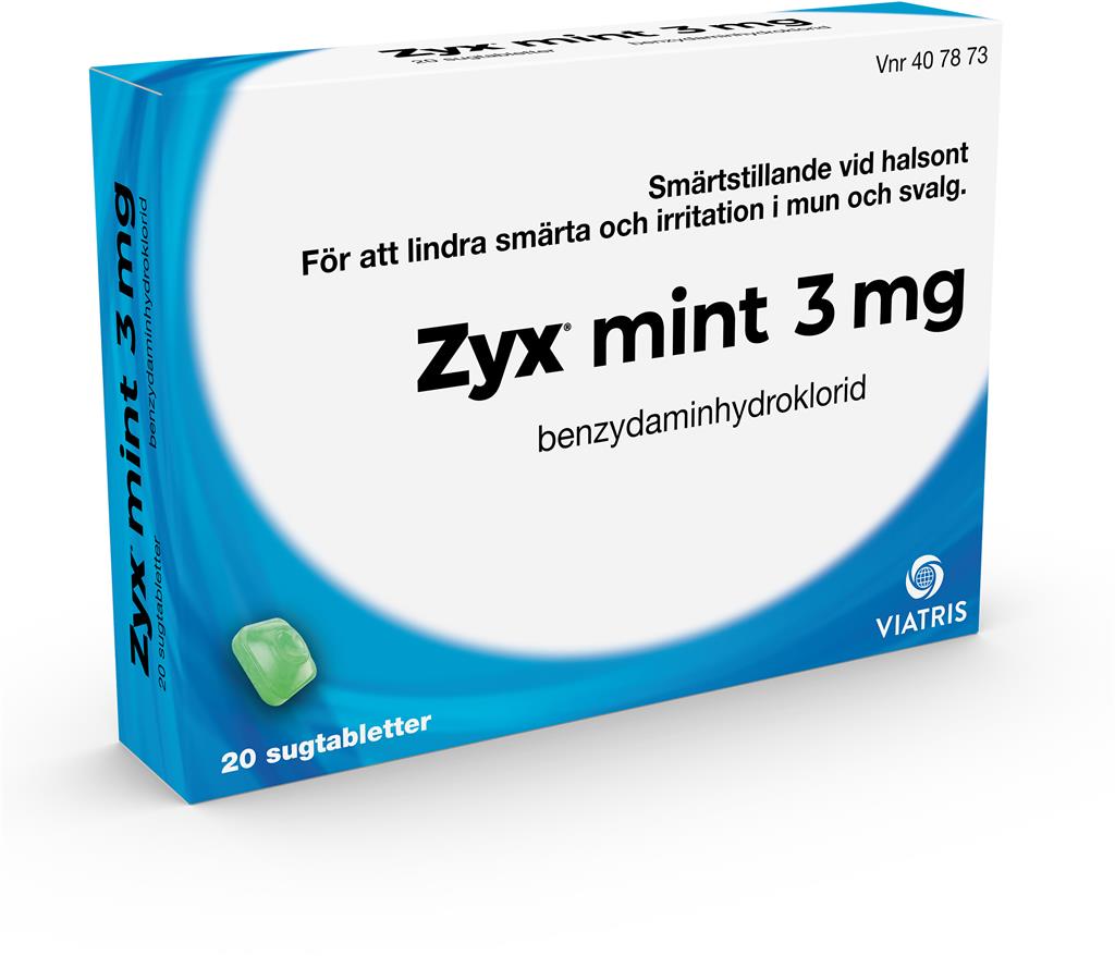 Bild på Zyx mint, sugtablett 3 mg, 2 X 10 st