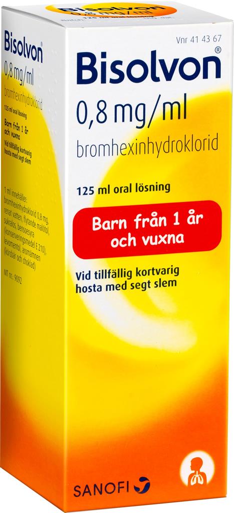 Bild på Bisolvon, oral lösning 0,8 mg/ml, 125 ml