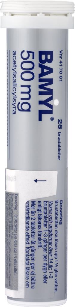 Bild på Bamyl, brustablett 500 mg, 25 st